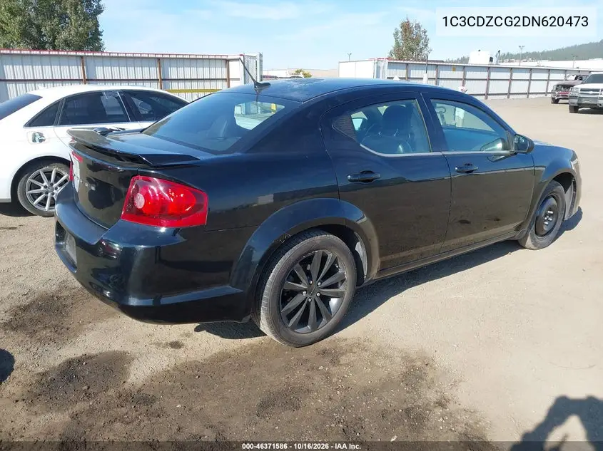2013 DODGE AVENGER VIN 1C3CDZCG2DN620473 — фото 4