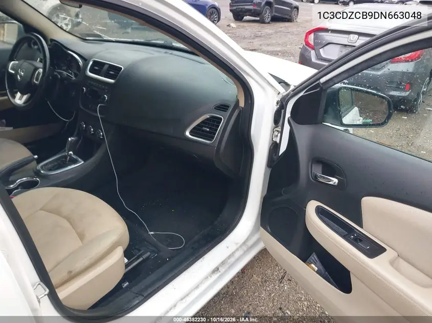 2013 DODGE AVENGER VIN 1C3CDZCB9DN663048 — фото 5