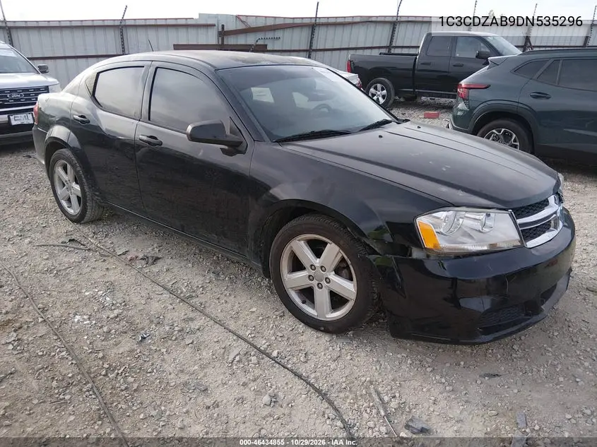 DODGE AVENGER 2013, VIN 1C3CDZAB9DN535296