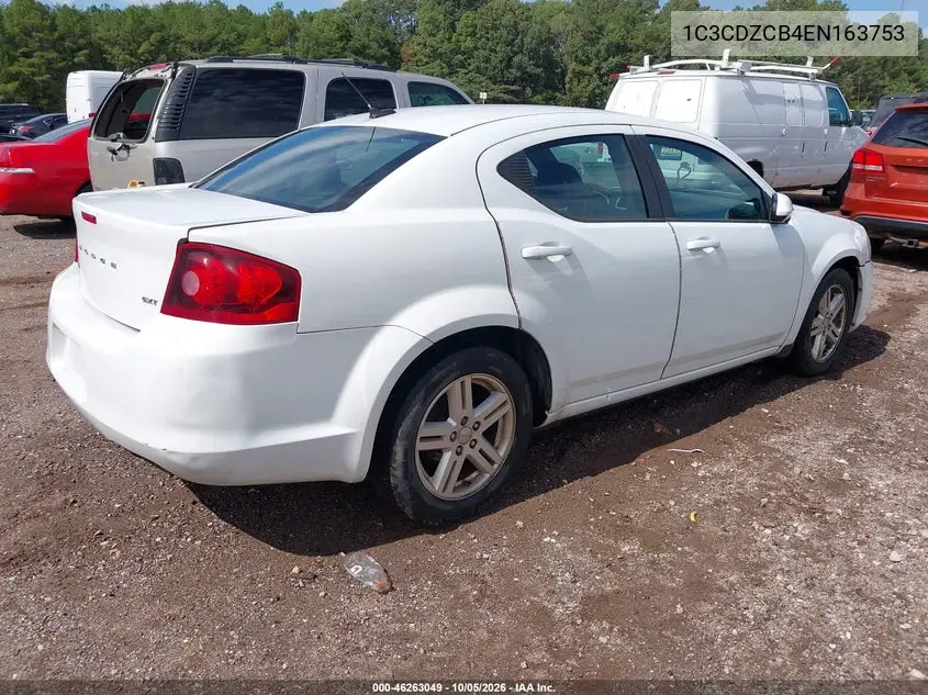 2014 DODGE AVENGER VIN 1C3CDZCB4EN163753 — фото 4