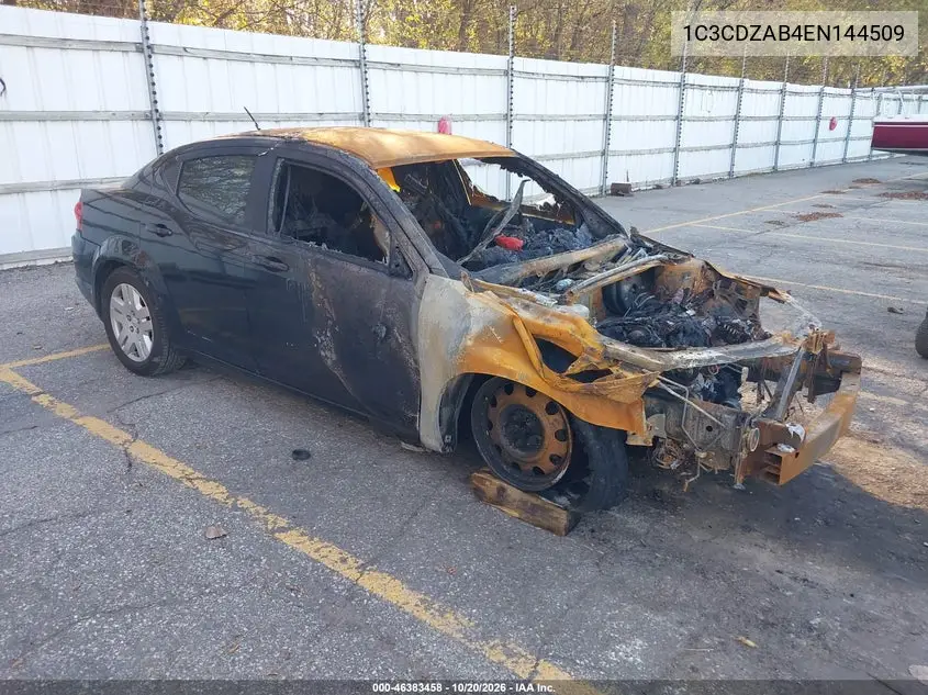 DODGE AVENGER 2014, VIN 1C3CDZAB4EN144509