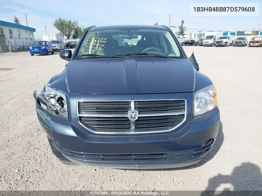 2007 DODGE CALIBER VIN 1B3HB48B87D579608 — фото 13