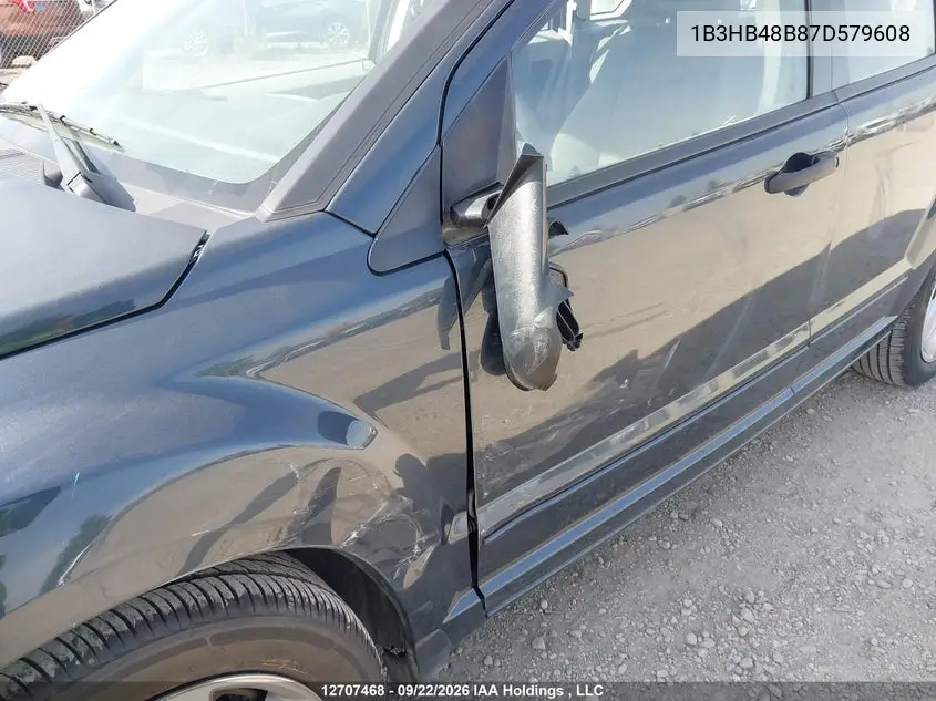 2007 DODGE CALIBER VIN 1B3HB48B87D579608 — фото 19