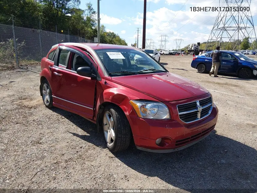 DODGE CALIBER 2007, VIN 1B3HE78K17D153090