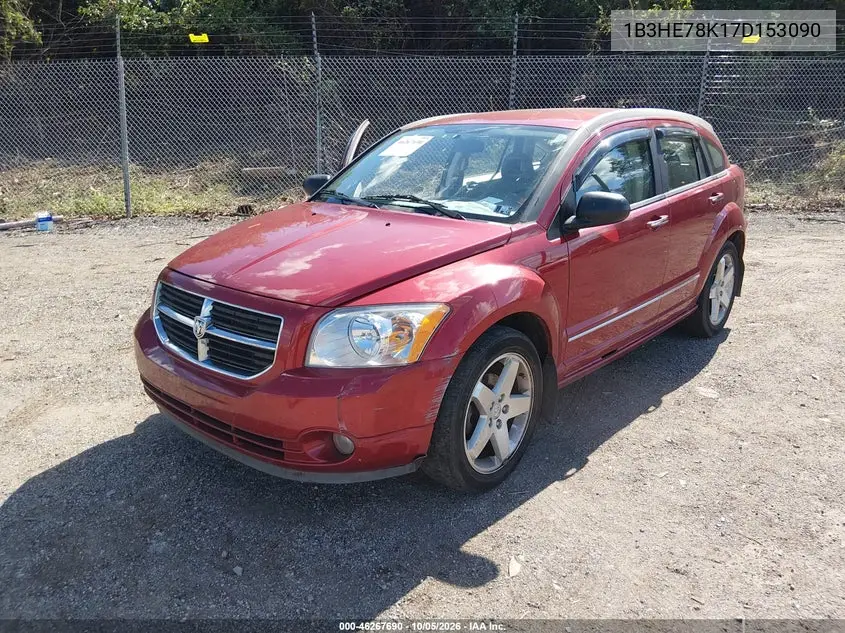 2007 DODGE CALIBER VIN 1B3HE78K17D153090 — фото 2