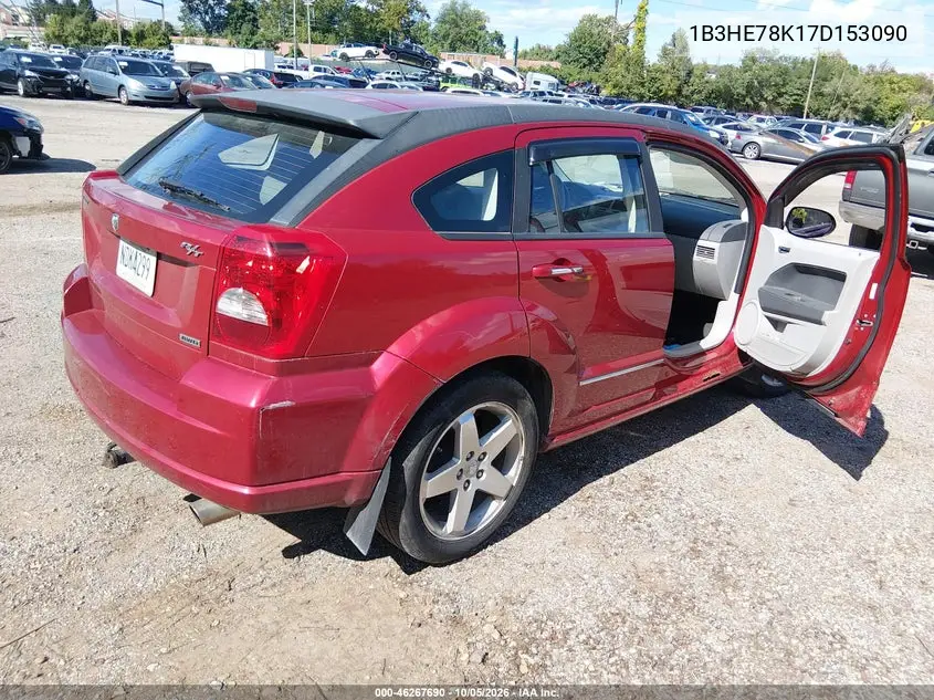 2007 DODGE CALIBER VIN 1B3HE78K17D153090 — фото 4