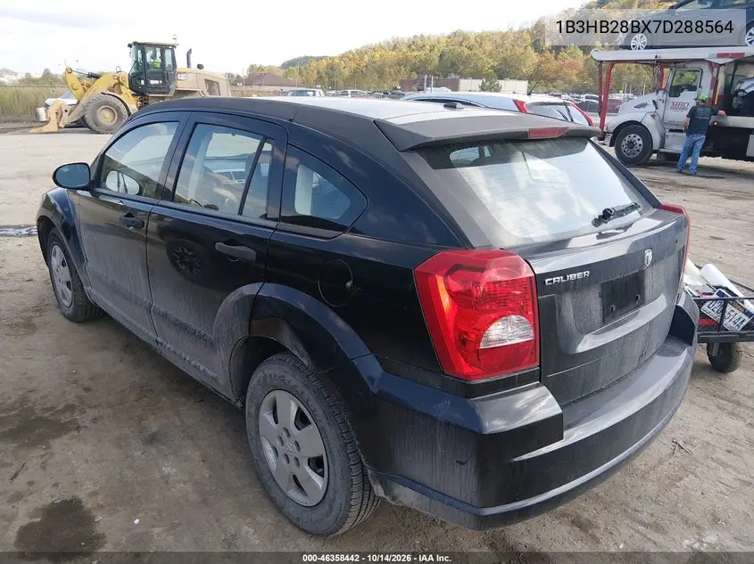2007 DODGE CALIBER VIN 1B3HB28BX7D288564 — фото 3