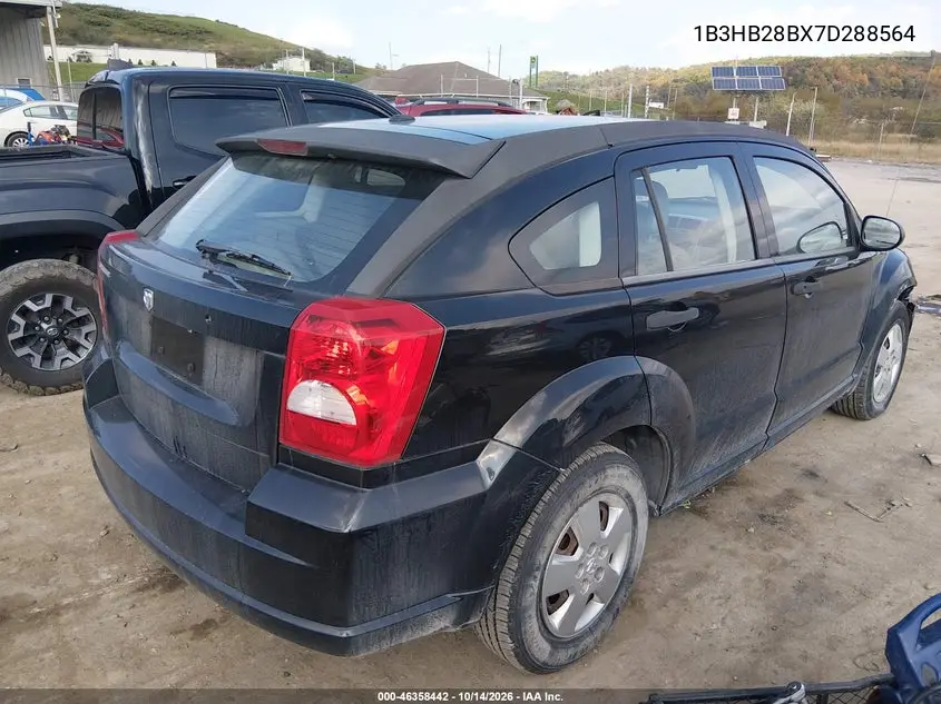 2007 DODGE CALIBER VIN 1B3HB28BX7D288564 — фото 4