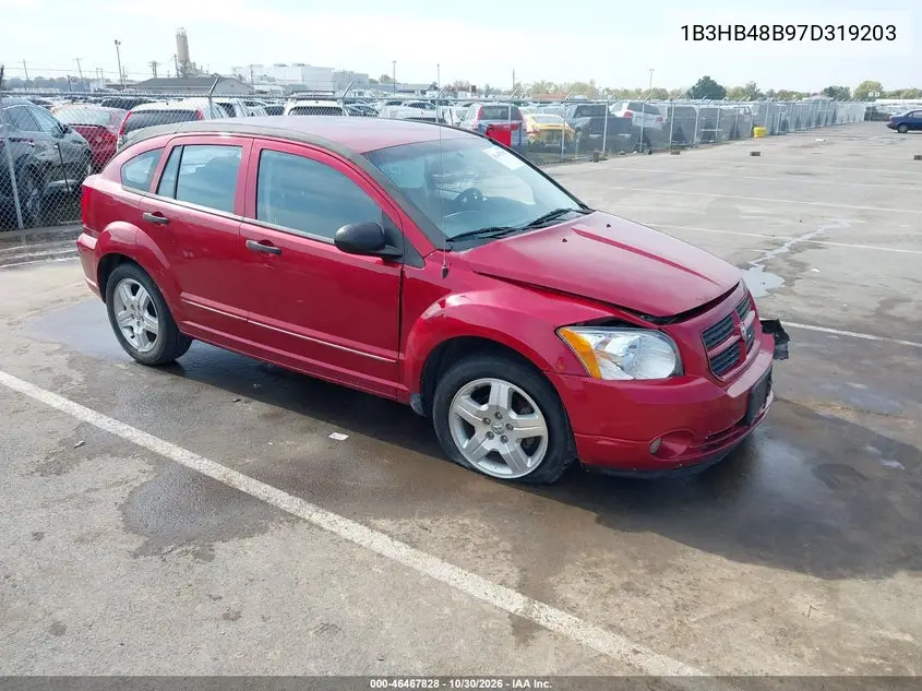 DODGE CALIBER 2007, VIN 1B3HB48B97D319203