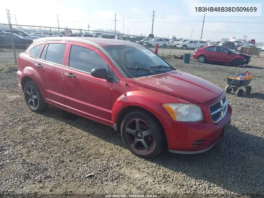 DODGE CALIBER 2008, VIN 1B3HB48B38D509659