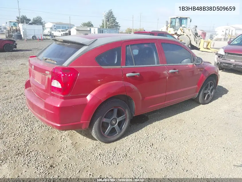2008 DODGE CALIBER VIN 1B3HB48B38D509659 — фото 4