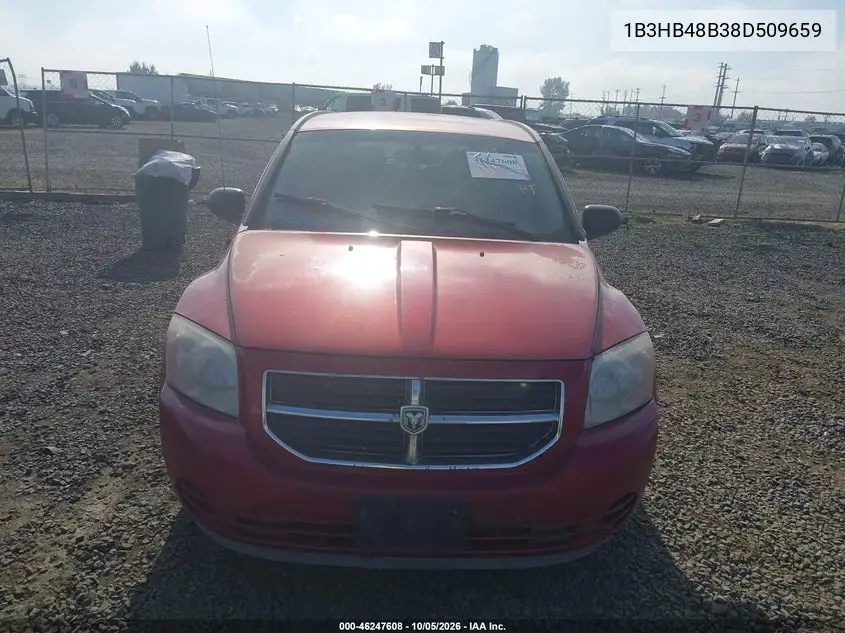 2008 DODGE CALIBER VIN 1B3HB48B38D509659 — фото 6
