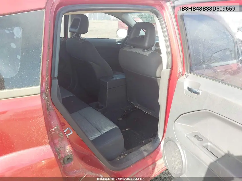 2008 DODGE CALIBER VIN 1B3HB48B38D509659 — фото 8