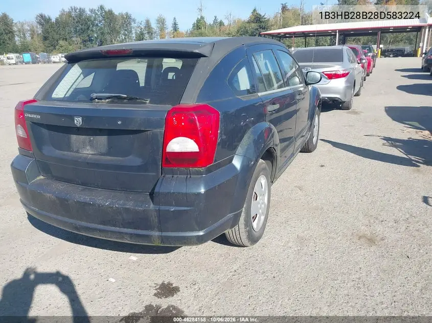 2008 DODGE CALIBER VIN 1B3HB28B28D583224 — фото 4