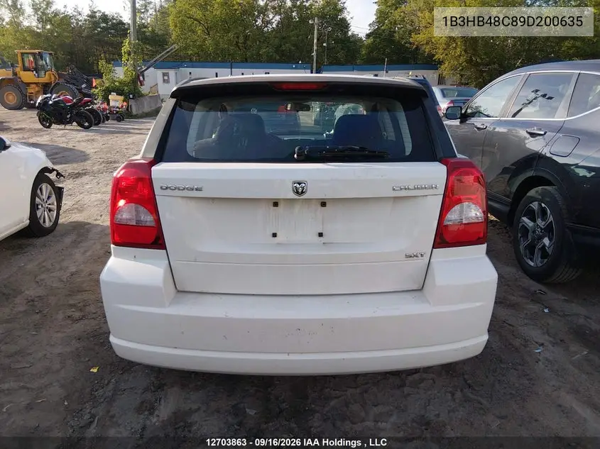 2009 DODGE CALIBER VIN 1B3HB48C89D200635 — фото 14