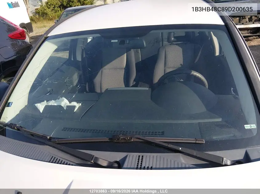 2009 DODGE CALIBER VIN 1B3HB48C89D200635 — фото 15