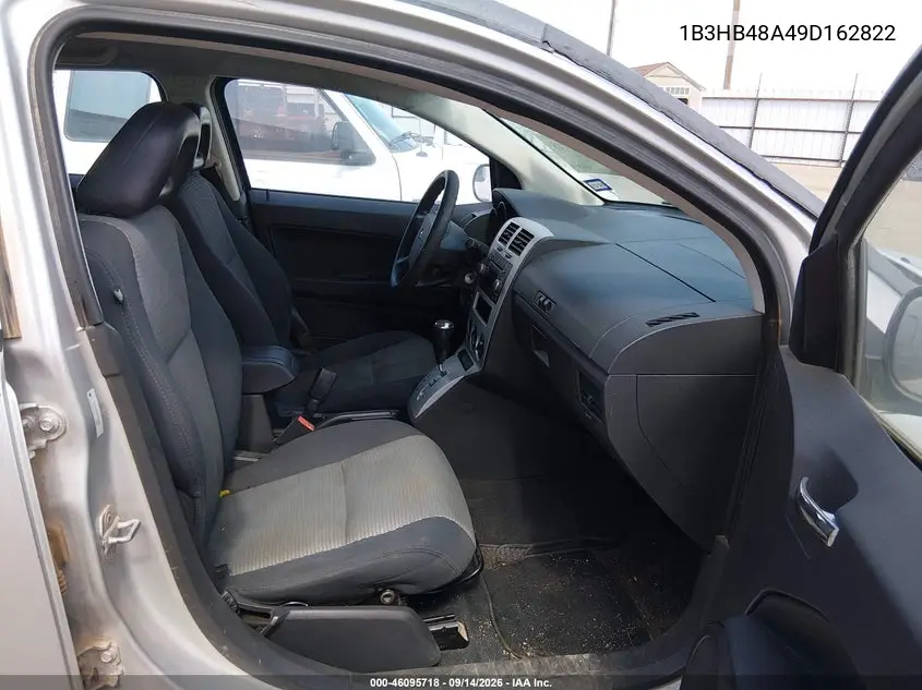 2009 DODGE CALIBER VIN 1B3HB48A49D162822 — фото 5