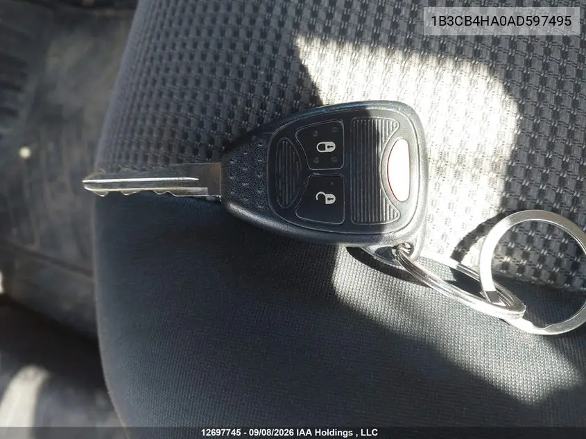 2010 DODGE CALIBER VIN 1B3CB4HA0AD597495 — фото 11