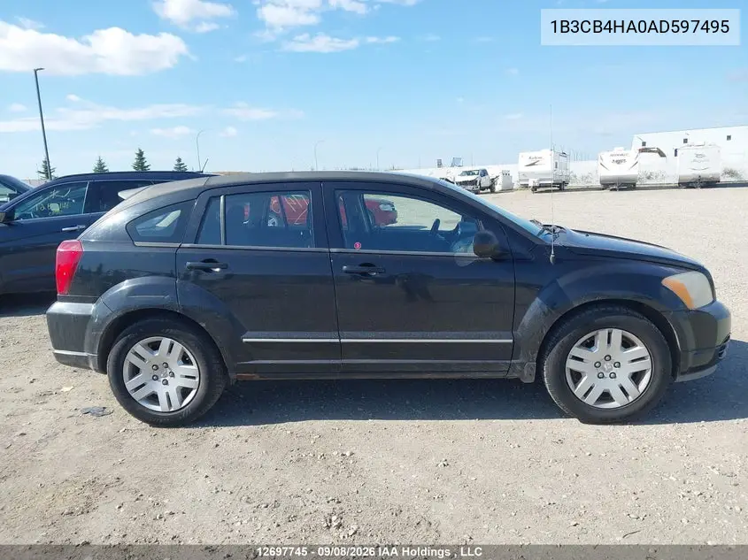2010 DODGE CALIBER VIN 1B3CB4HA0AD597495 — фото 13
