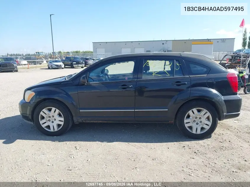2010 DODGE CALIBER VIN 1B3CB4HA0AD597495 — фото 14