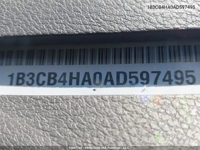2010 DODGE CALIBER VIN 1B3CB4HA0AD597495 — фото 19