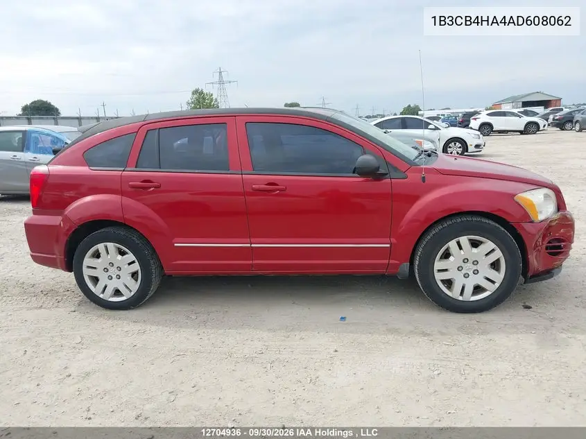2010 DODGE CALIBER VIN 1B3CB4HA4AD608062 — фото 14