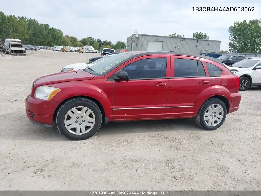 2010 DODGE CALIBER VIN 1B3CB4HA4AD608062 — фото 15