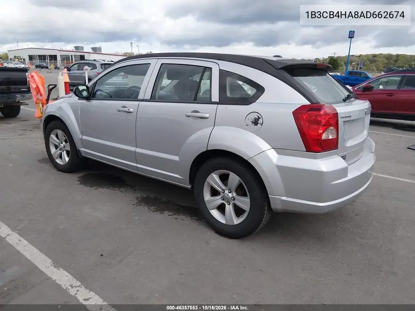 2010 DODGE CALIBER VIN 1B3CB4HA8AD662674 — фото 3