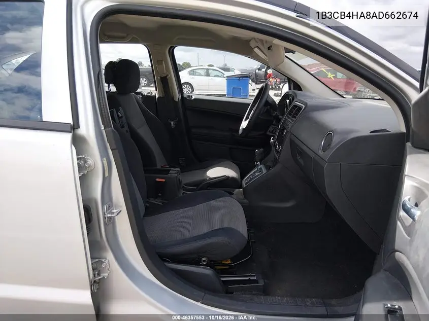 2010 DODGE CALIBER VIN 1B3CB4HA8AD662674 — фото 5