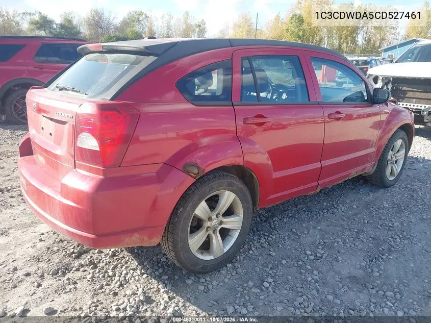 2012 DODGE CALIBER VIN 1C3CDWDA5CD527461 — фото 4