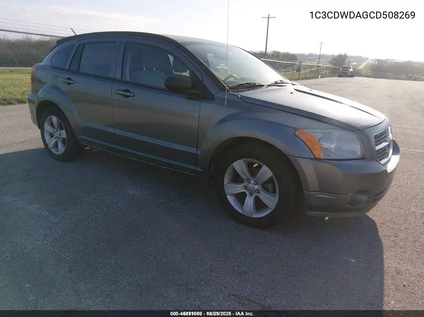 DODGE CALIBER 2012, VIN 1C3CDWDA6CD508269
