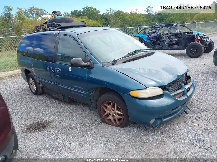 DODGE CARAVAN 2000, VIN 1B4GP44R1YB796426