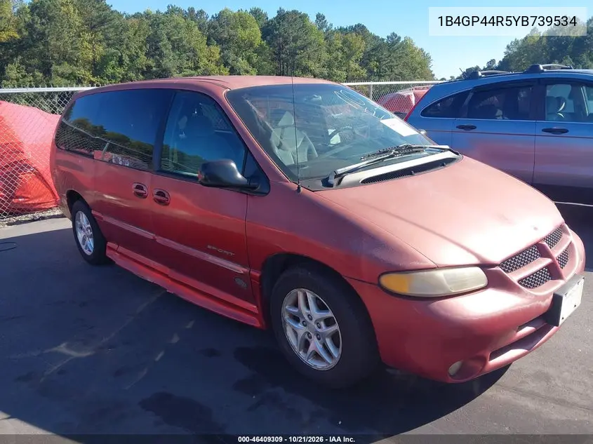 DODGE CARAVAN 2000, VIN 1B4GP44R5YB739534