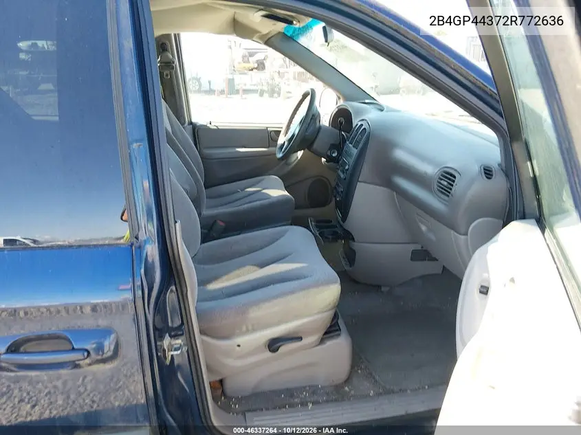 2002 DODGE CARAVAN VIN 2B4GP44372R772636 — фото 5