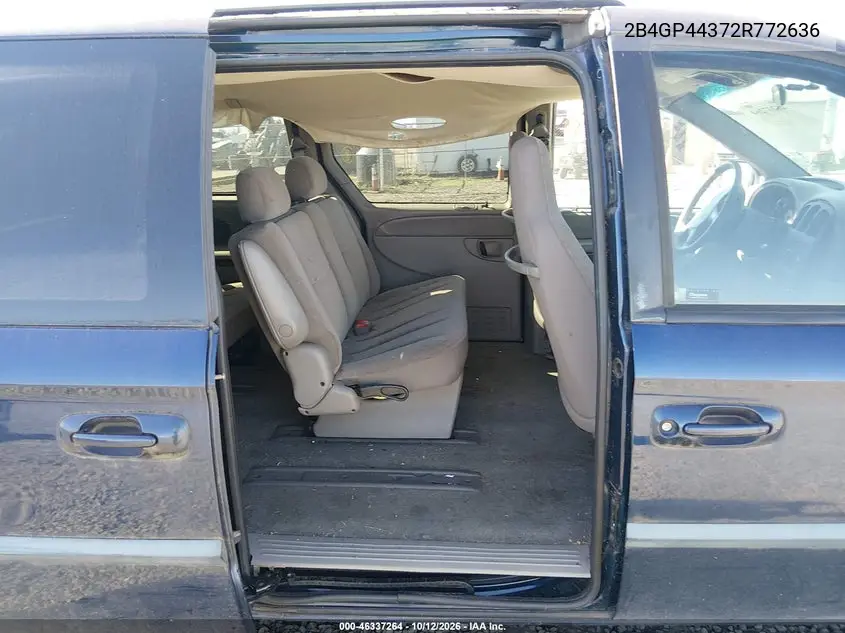 2002 DODGE CARAVAN VIN 2B4GP44372R772636 — фото 8
