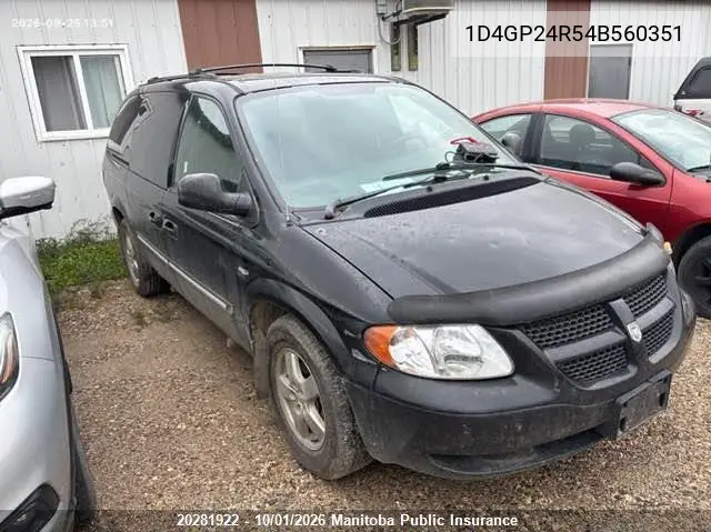 DODGE CARAVAN 2004, VIN 1D4GP24R54B560351