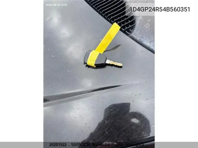 2004 DODGE CARAVAN VIN 1D4GP24R54B560351 — фото 11