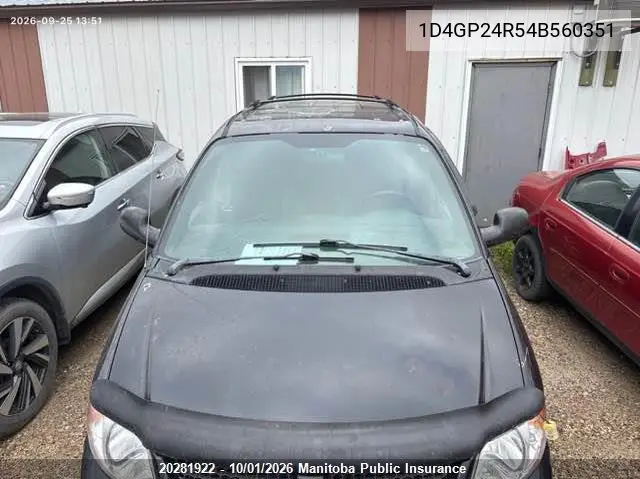 2004 DODGE CARAVAN VIN 1D4GP24R54B560351 — фото 6