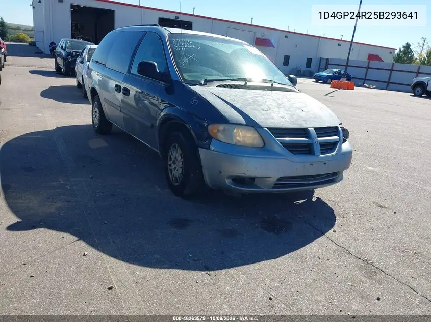 DODGE CARAVAN 2005, VIN 1D4GP24R25B293641