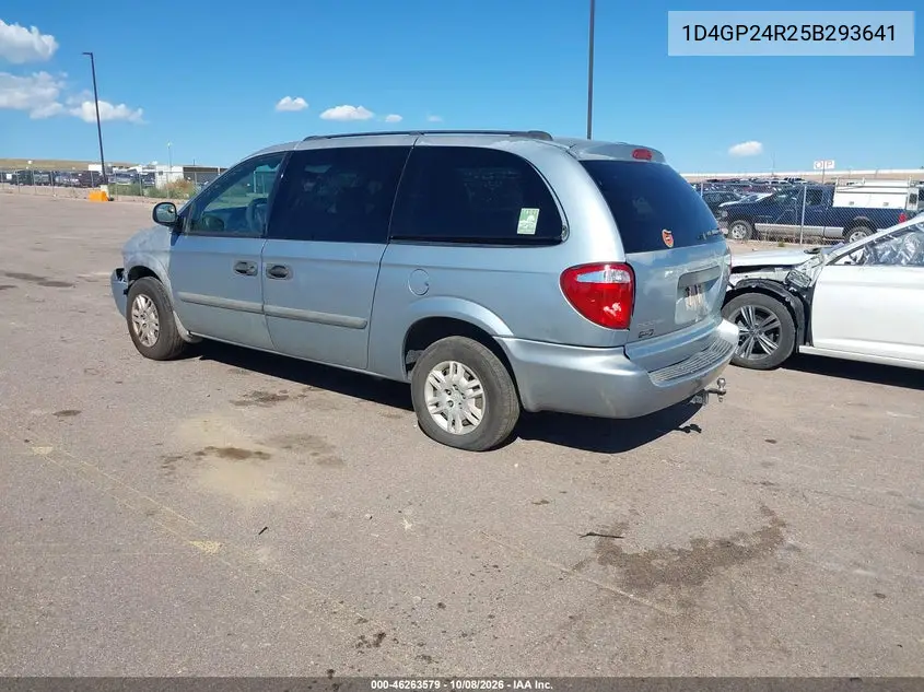 2005 DODGE CARAVAN VIN 1D4GP24R25B293641 — фото 3
