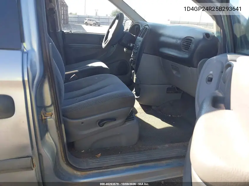 2005 DODGE CARAVAN VIN 1D4GP24R25B293641 — фото 5
