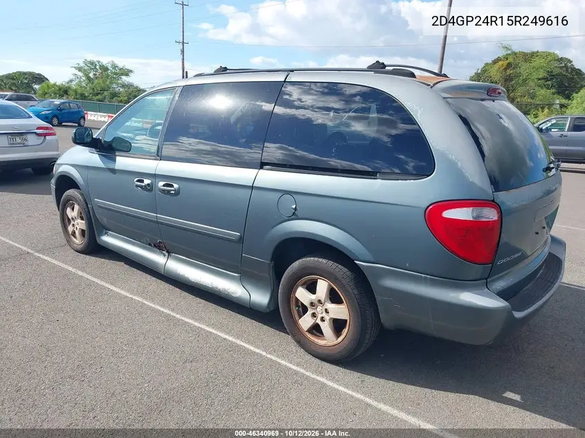 2005 DODGE CARAVAN VIN 2D4GP24R15R249616 — фото 3