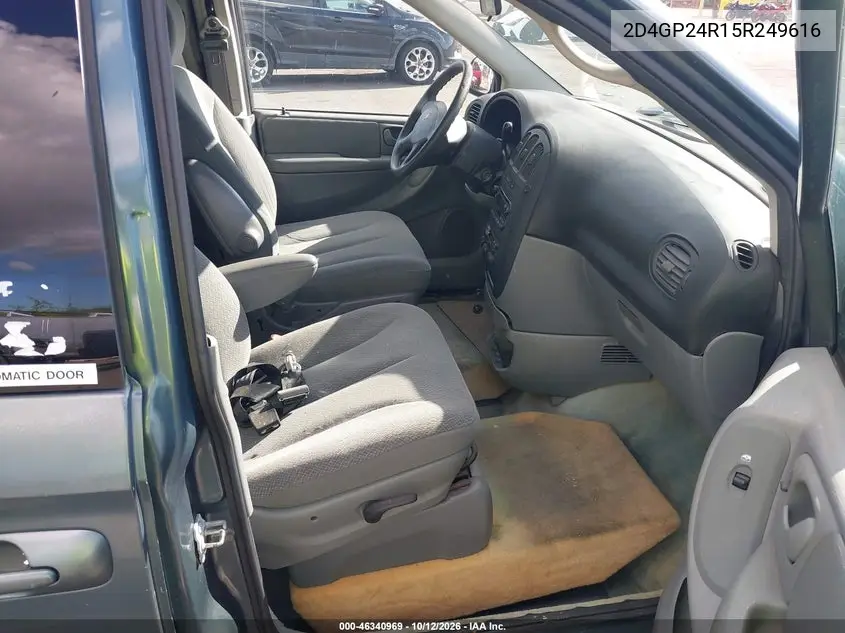 2005 DODGE CARAVAN VIN 2D4GP24R15R249616 — фото 5