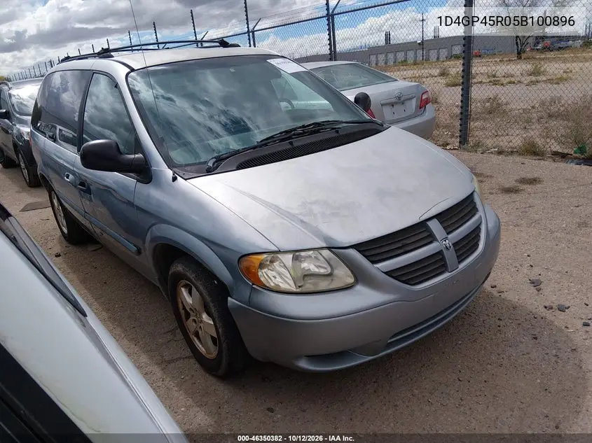 DODGE CARAVAN 2005, VIN 1D4GP45R05B100896