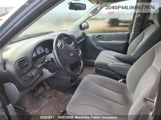 2006 DODGE CARAVAN VIN 2D4GP44L06R677976 — фото 5