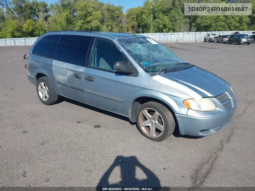 DODGE CARAVAN 2006, VIN 1D4GP24R96B614687