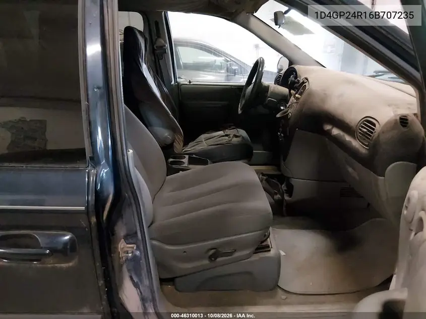 2006 DODGE CARAVAN VIN 1D4GP24R16B707235 — фото 5