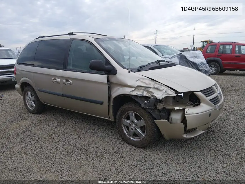 DODGE CARAVAN 2006, VIN 1D4GP45R96B609158