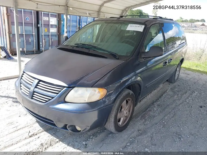 2007 DODGE CARAVAN VIN 2D8GP44L37R318556 — фото 2
