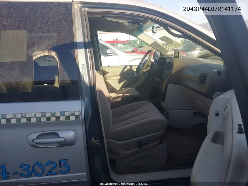 2007 DODGE CARAVAN VIN 2D4GP44L07R141174 — фото 5